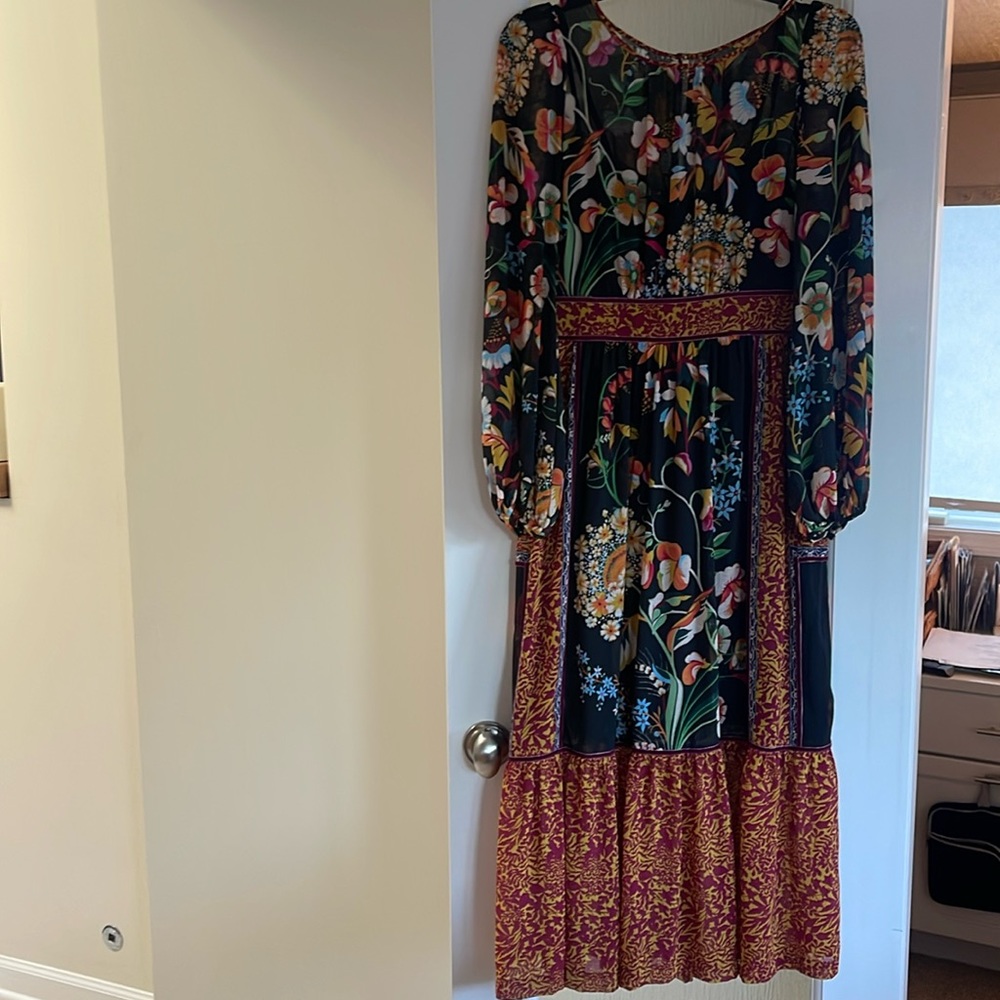 Long dress from Anthropologie.